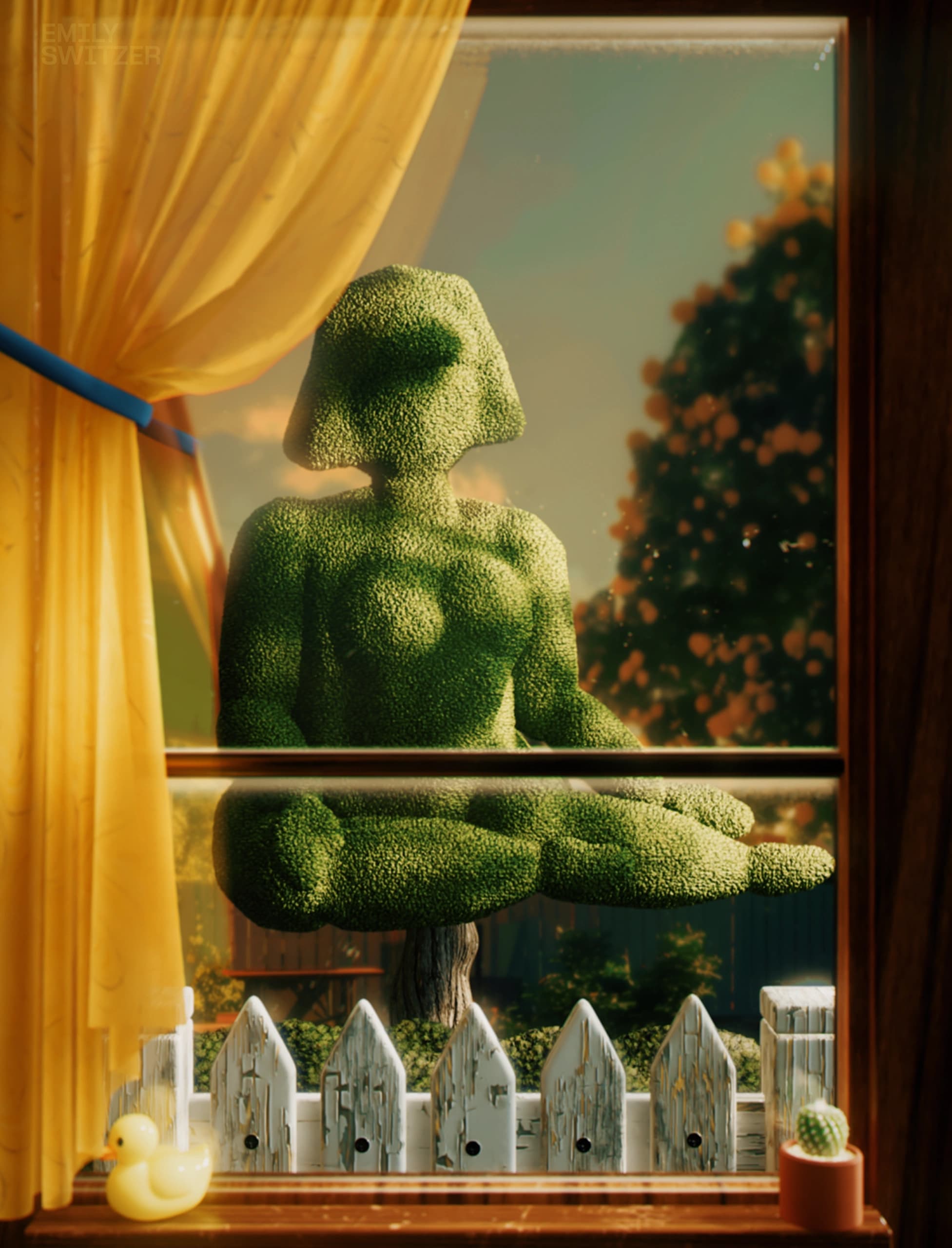 Topiary Woman