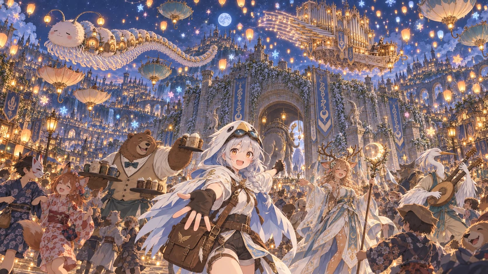 Sora no Post | Sky Post | Cozy Fantasy Sky Delivery Anime