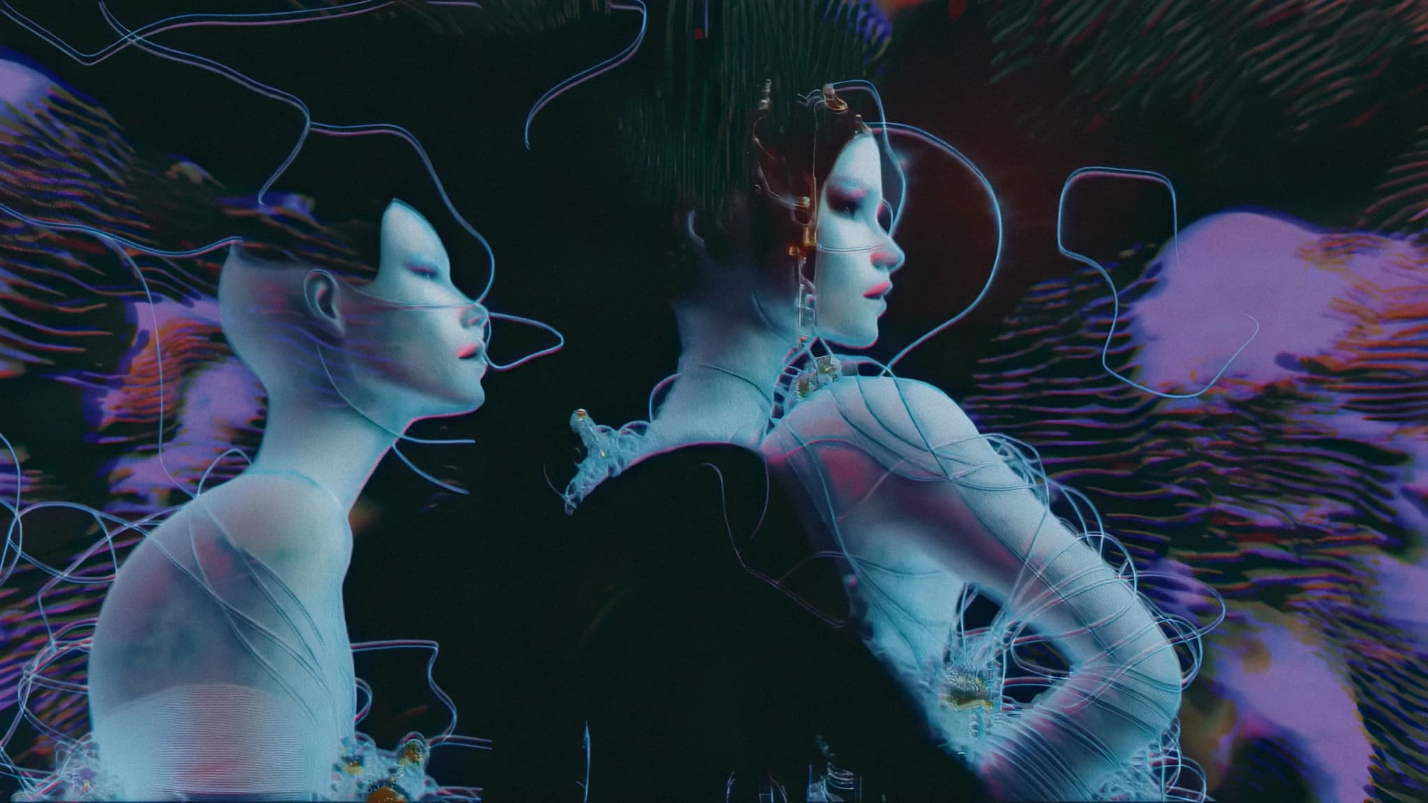 Delinda live show visuals